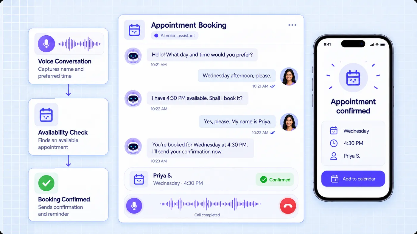 AI Appointment Calling screenshot